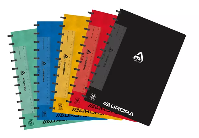 Buy your Schrift Adoc Classic A4 ruit 4x8mm 144 pagina's 90gr assorti at QuickOffice BV