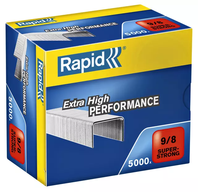 Een NIETEN RAPID 9/8 GEGALV SUPER STRONG 5000ST koop je bij All Office Kuipers BV