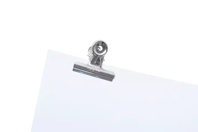 Een Papierklem MAUL Bulldog 50mm capaciteit 20mm zilver 10 stuks koop je bij Clippz! Office Supplies