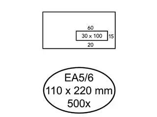 Vensterenveloppen producten bestel je eenvoudig online bij van der Valk Office Supplies