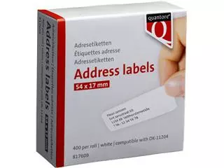 Labelprint etiketten producten bestel je eenvoudig online bij van der Valk Office Supplies