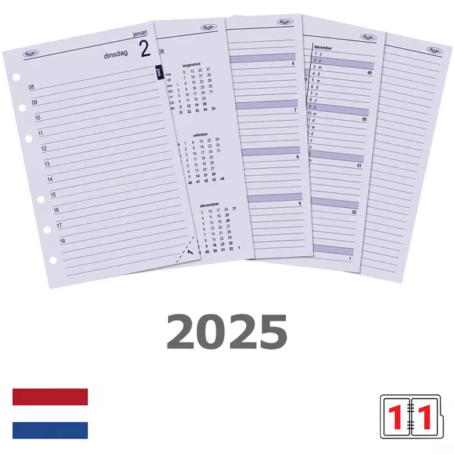Een Agendavulling 2025 Kalpa Senior 1dag/1pagina koop je bij De Joma BV