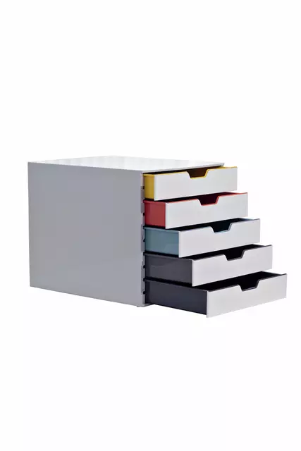 Een Ladenbox Durable Varicolor mix 5 laden koop je bij Kantoorboekhandel Van Atten