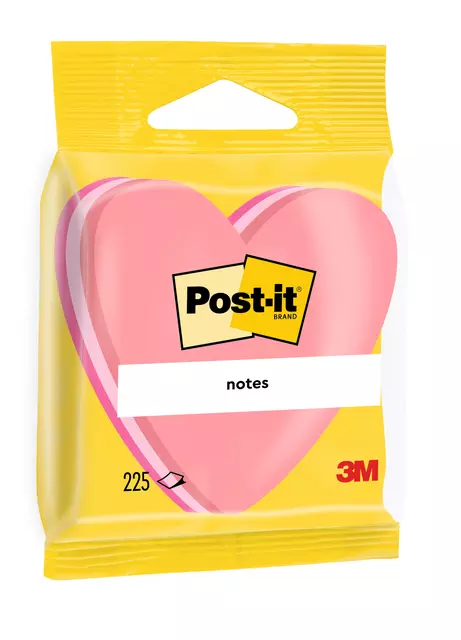Een Memoblok Post-it Vormen 2007 70x70mm kubus hart roze koop je bij iPlusoffice