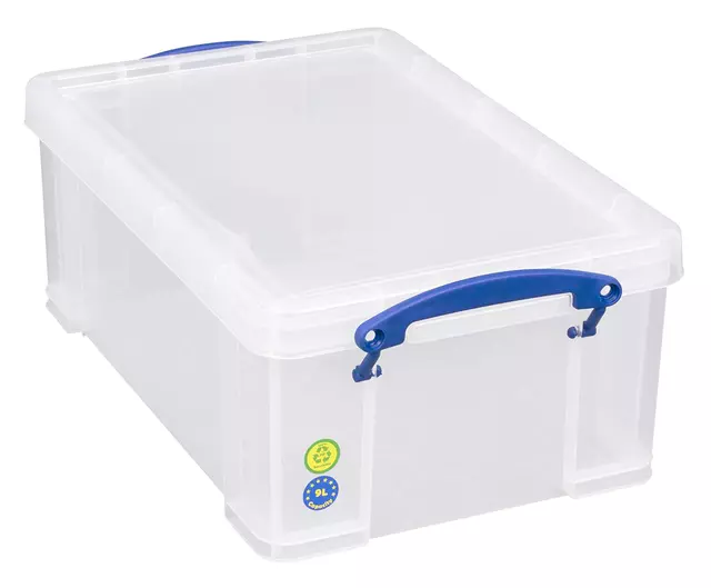 Een Opbergbox Really Useful 9 liter 395x255x155mm koop je bij iPlusoffice