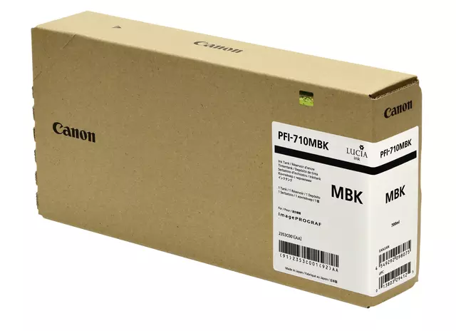 Een Inktcartridge Canon PFI-710 mat zwart koop je bij All Office Kuipers BV