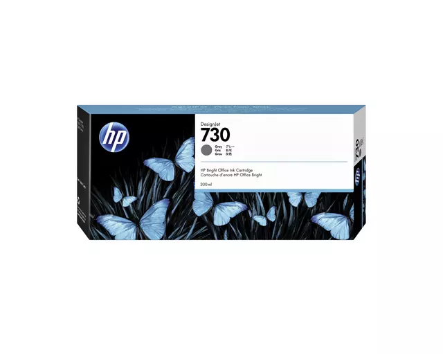 Een Inktcartridge HP P2V72A 730 300ml grijs koop je bij All Office Kuipers BV