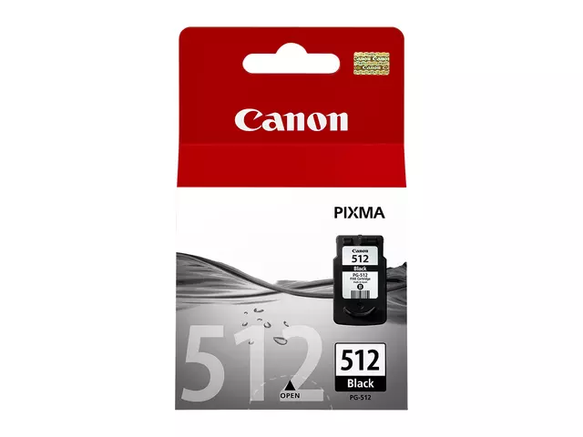 Een Inktcartridge Canon PG-512 zwart koop je bij Schellen Boek- en Kantoorboekhandel