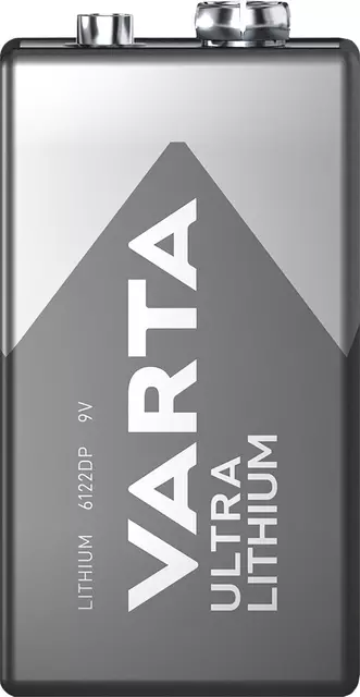 Een Batterij Varta Ultra lithium 9Volt koop je bij De Joma BV