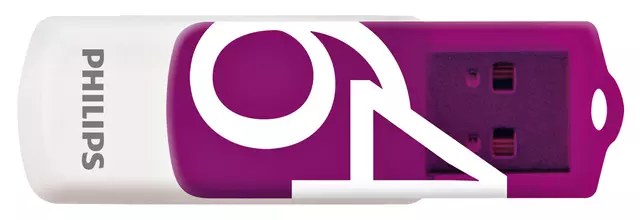 Een USB-stick 2.0 Philips vivid edition magic purple 64GB koop je bij De Joma BV
