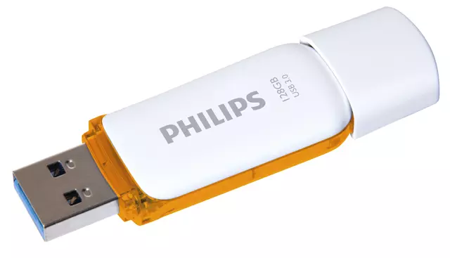 Een USB-stick 3.0 Philips Snow Edition Sunrise Orange 128GB koop je bij De Joma BV