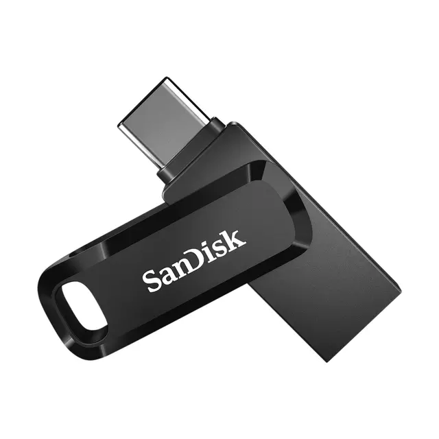 Een USB-STICK SANDISK DUAL DRIVE GO USB-C 128GB koop je bij All Office Kuipers BV