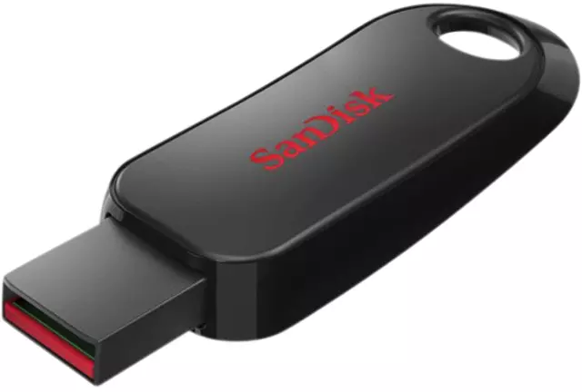 Een USB-stick 2.0 Sandisk Cruzer Snap 64GB koop je bij De Joma BV