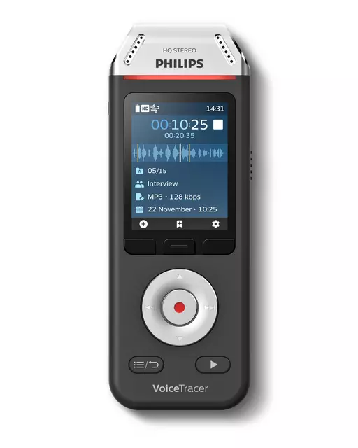 Een DIGITAL VOICE RECORDER PHILIPS DVT 2110 INTERVIEWS koop je bij All Office Kuipers BV