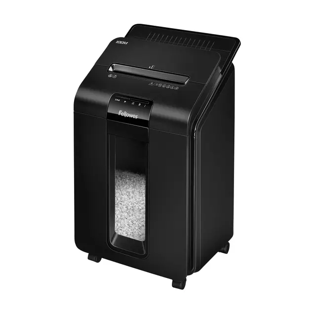 Een Papiervernietiger Fellowes Automax 100M 4x10mm koop je bij Egner kantoorspecialisten