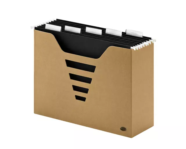 Een Hangmappenbox Multo Kraft Line A4 + 5 hangmappen koop je bij QuickOffice BV