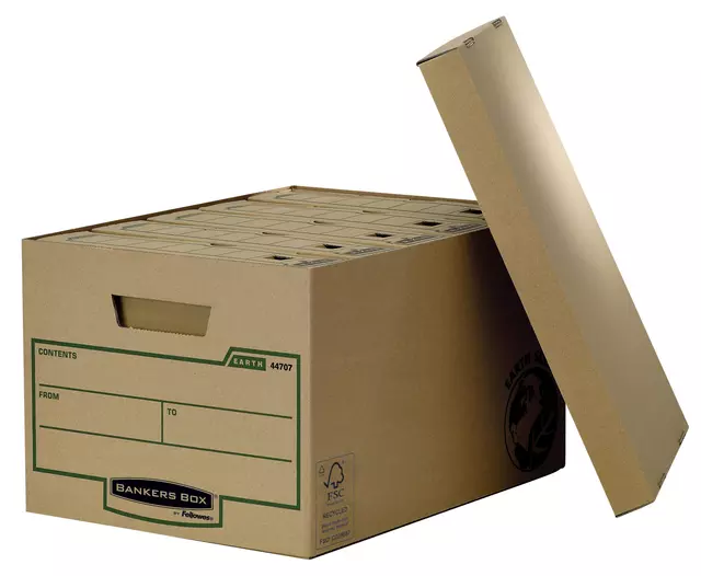 Een Archiefdoos Bankers Box Earth 325x260x445mm bruin koop je bij De Joma BV