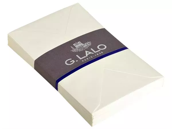 Een Envelop G.Lalo bank C6 114x162mm gegomd gevergeerd wit pak à 25 stuks koop je bij Schellen Boek- en Kantoorboekhandel