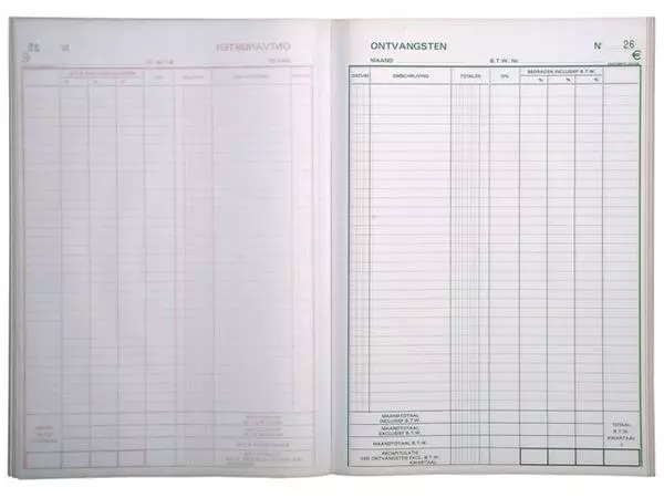 Een Kasboek Exacompta Manifold ontvangsten dupli 50vel koop je bij QuickOffice BV