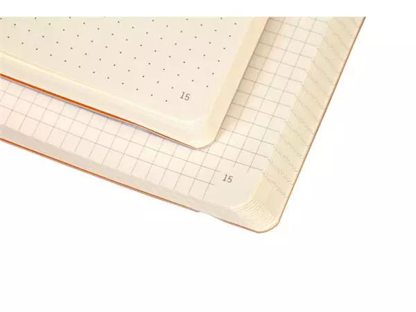 Een Bullet Journal Rhodia A5 60vel dots chocolade bruin koop je bij Draais.com