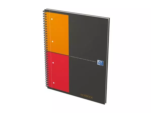 Een Spiraalblok Oxford International Notebook A4+ ruit 5mm koop je bij D. Sonneveld B.V.