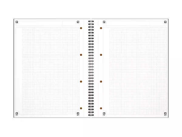 Een Spiraalblok Oxford International Notebook A4+ ruit 5mm koop je bij Sysdicom BV