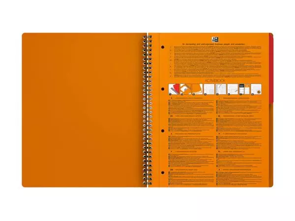 Een Spiraalblok Oxford International Activebook A4+ lijn koop je bij Quality Office Supplies