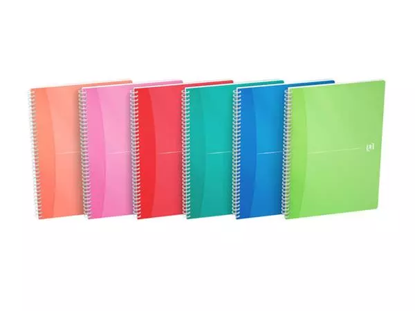 Een Bloc à spirale Oxford MyColours A4 ligné 90 feuilles assorti koop je bij QuickOffice BV