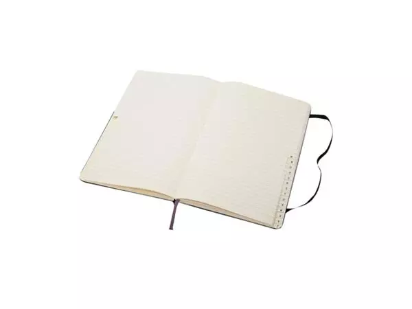 Een Adresboek Moleskine large 130x210mm hard cover lijn zwart koop je bij Kantorice office & business supplies