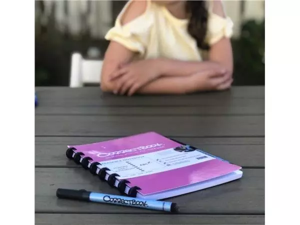 Een Notitieboek Correctbook A5 lijn 40blz blossom pink koop je bij Sysdicom BV