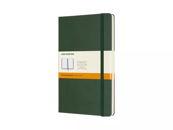 Een Notitieboek Moleskine large 130x210mm lijn hard cover myrtle green koop je bij Peter Wind