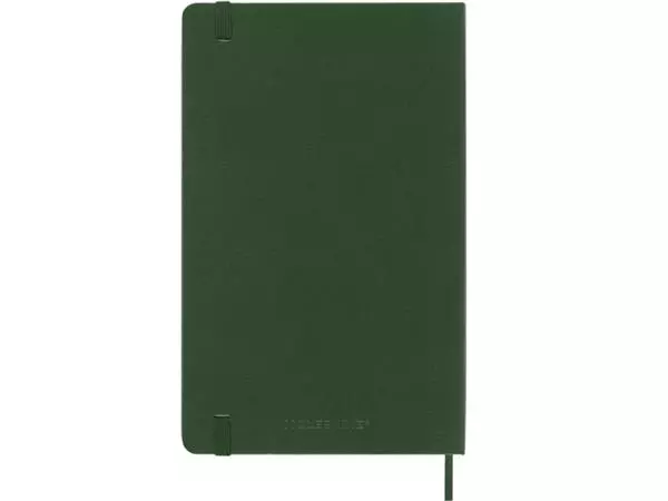 Een Notitieboek Moleskine L 130x210mm blanco hc green koop je bij "De Waal" Kantoor Efficiency