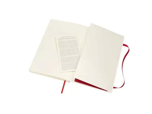 Een Notitieboek Moleskine large 130x210mm lijn soft cover scarlet red koop je bij De Rijk Kantoorshop