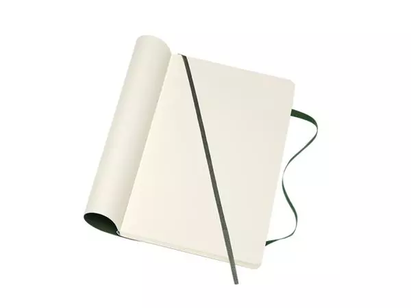 Een Notitieboek Moleskine large 130x210mm blanco soft cover myrtle green koop je bij Jacobs