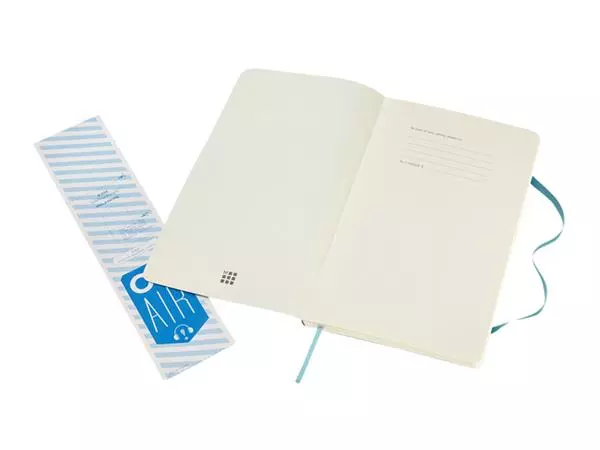 Een Notitieboek Moleskine large 130x210mm lijn soft cover reef blue koop je bij PrimaOffice