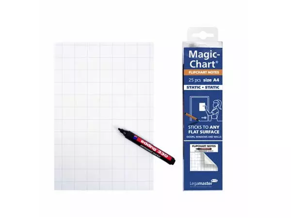 Een Magic-chart notes Legamaster flipchart 20x30cm 25 vel koop je bij Supply Mij