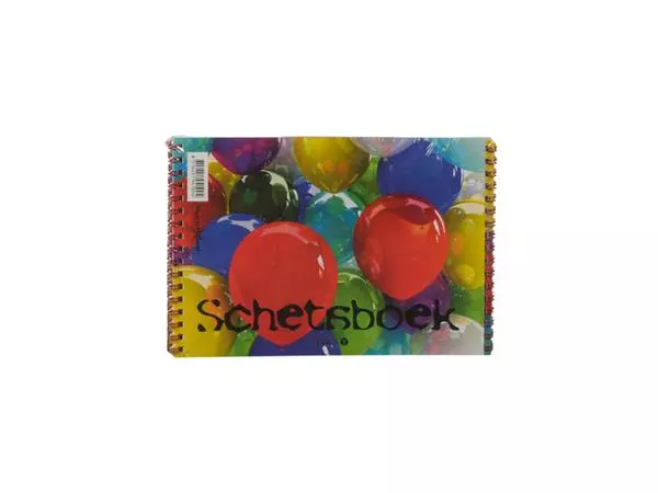 Een Schetsboek Papyrus ballon A5 120gr 20vel koop je bij Kantoorboekhandel Van Atten