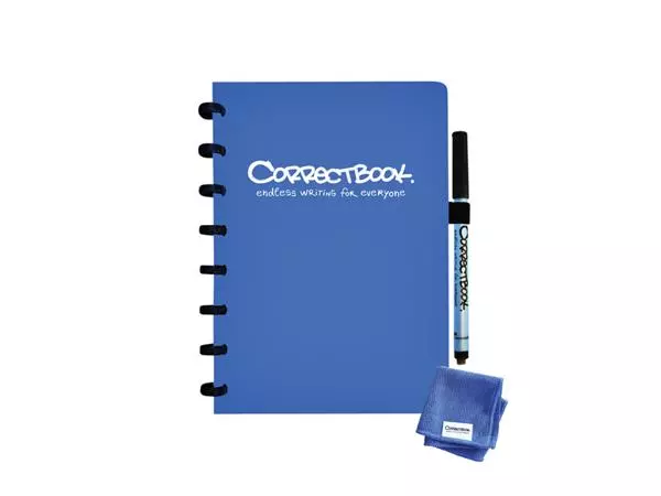 Notitieboek Correctbook A5 lijn 40blz earthy blue