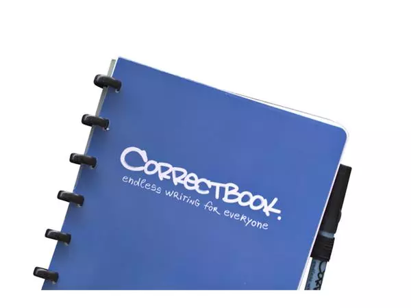 Een Notitieboek Correctbook A5 lijn 40blz earthy blue koop je bij De Joma BV