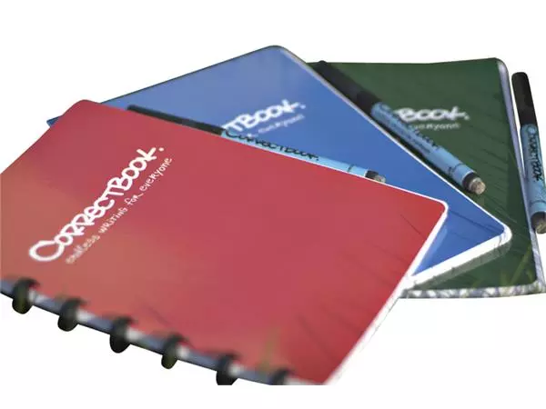 Een Notitieboek Correctbook A5 lijn 40blz horizon red koop je bij De Rijk Kantoorshop