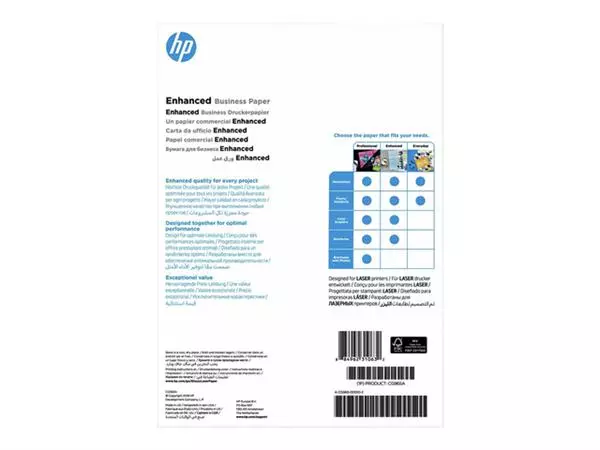 Een Fotopapier laser HP CG965A 150gr A4 glans wit 150vel koop je bij De Rijk Kantoorshop