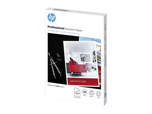 Fotopapier laser HP 7MV83A 200gr A4 glans wit 150vel