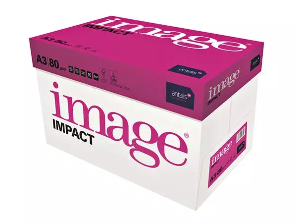 Een Kopieerpapier Image Impact A3 80gr wit 500vel koop je bij Schellen Boek- en Kantoorboekhandel