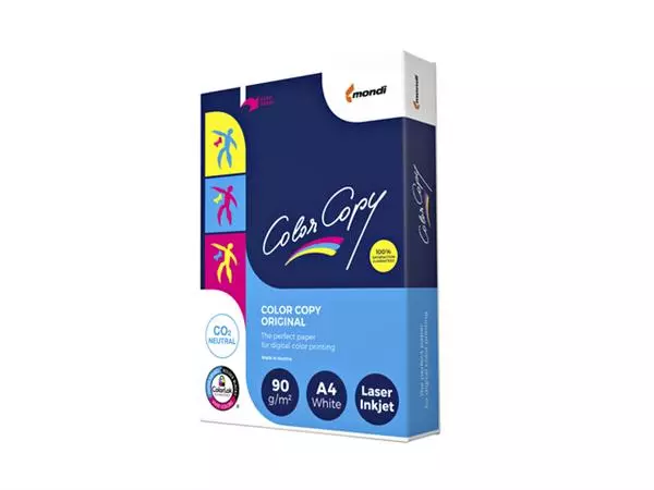 Een Laserpapier Color Copy A4 90gr wit 500vel koop je bij QuickOffice BV