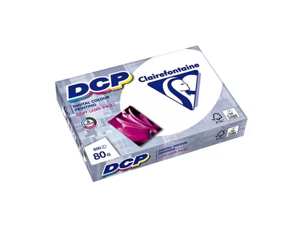 Een Laserpapier Clairefontaine DCP A4 80gr wit 500 vel koop je bij Continu Kantoor