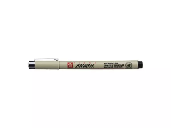 Een Brushpen Sakura Pigma zwart koop je bij QuickOffice BV