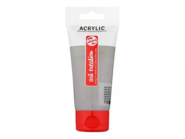 Een Acrylverf TAC 710 neutraalgrijs tube 75ml koop je bij All Office Kuipers BV