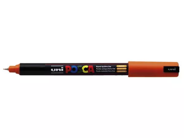 Een Verfstift Posca PC1MR extra fijn donkeroranje koop je bij Clippz! Office Supplies