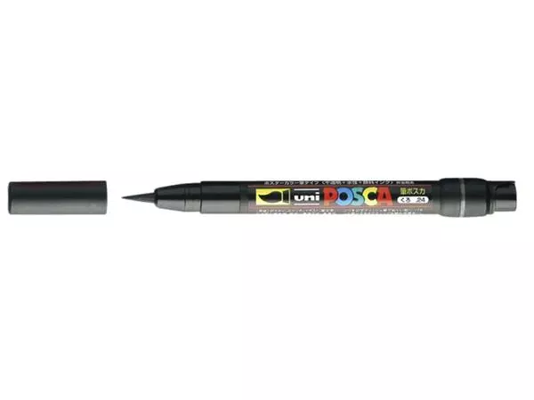 Een Brushverfstift Posca PCF350 1-10mm zwart koop je bij QuickOffice BV