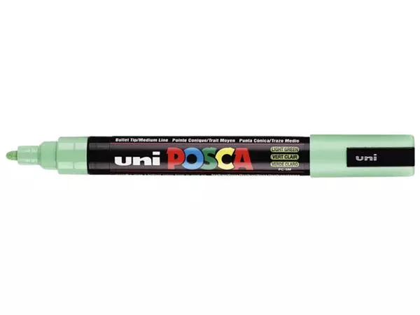 Een Verfstift Posca PC5M medium lichtgroen koop je bij Company Supplies